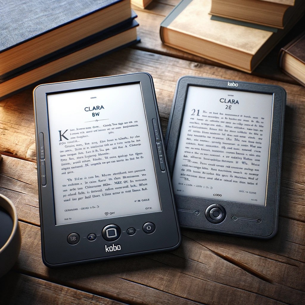 Kobo Clara BW vs Kobo Clara 2e